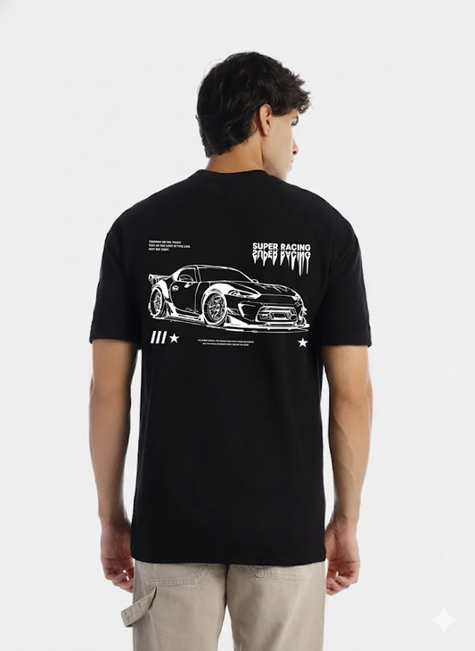 Camiseta Oversize Racing DRIP (TELA BURDA)