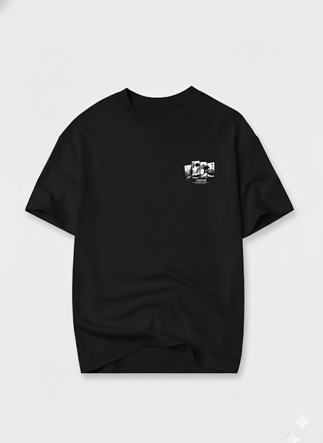 Camiseta Oversize tokio DRIP (TELA BURDA)