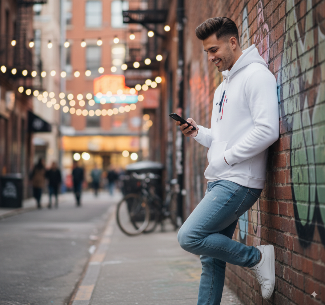 Hoodie (Algodón perchado) - 582745