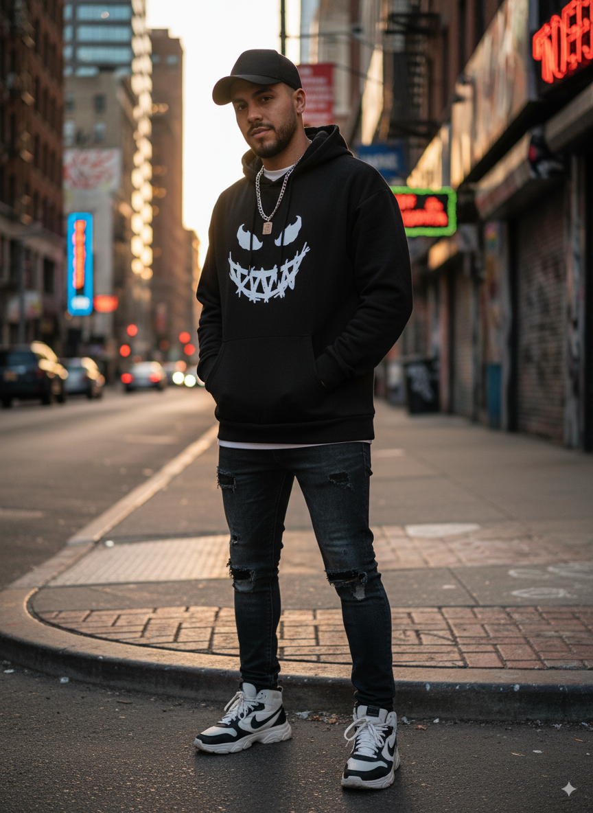 Hoodie (Algodón perchado) - 583232