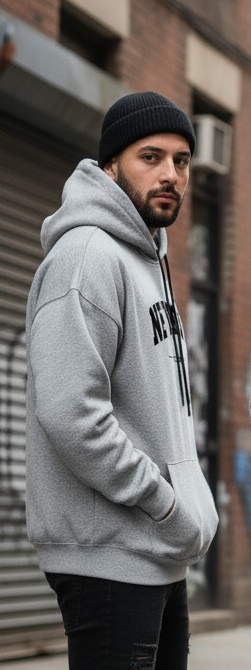 Hoodie (Algodón perchado) - 648909