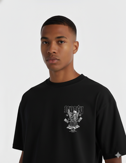 Camiseta Oversize money DRIP (TELA BURDA)