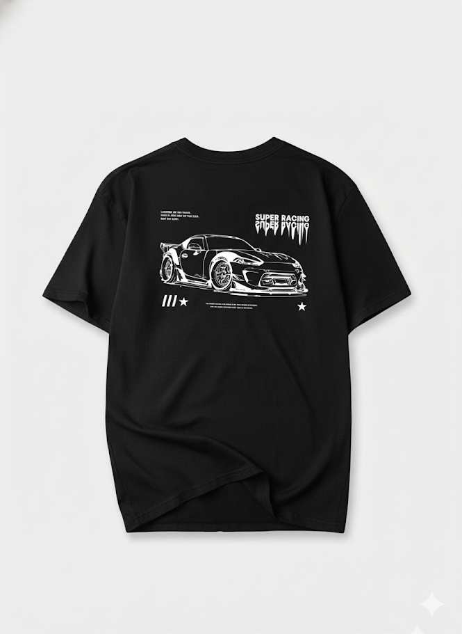 Camiseta Oversize Racing DRIP (TELA BURDA)