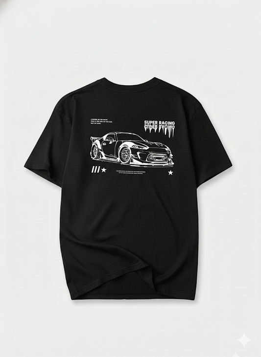 Camiseta Oversize Racing DRIP (TELA BURDA)