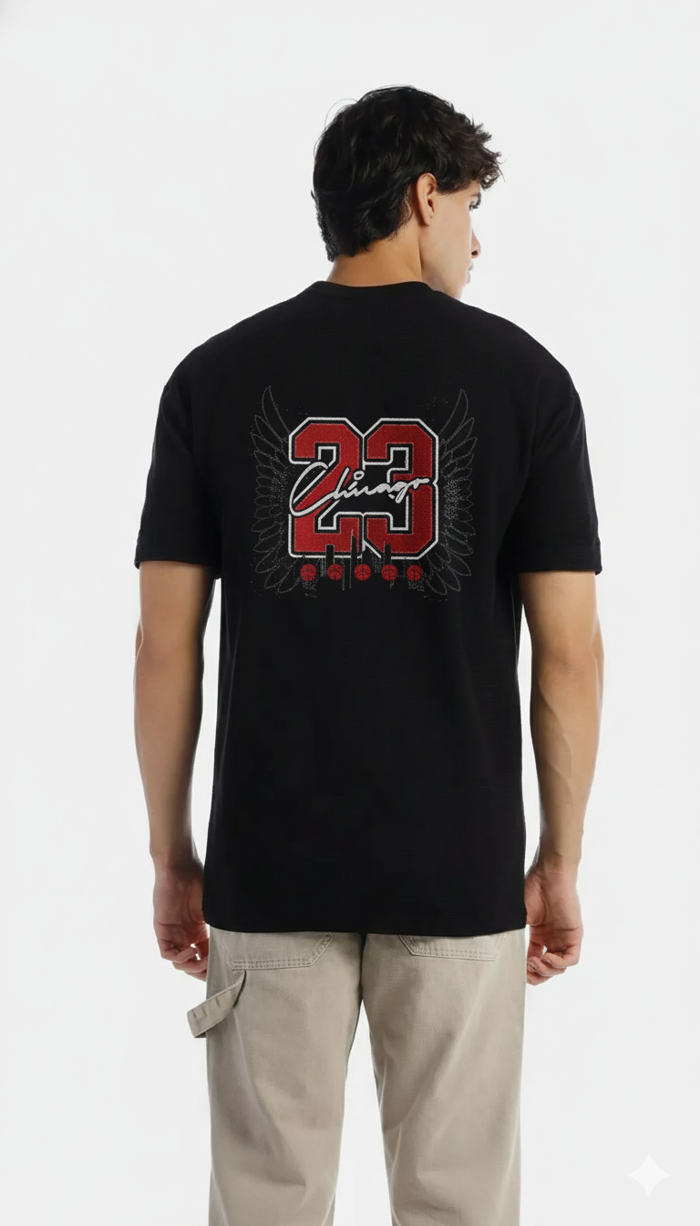 Camiseta Oversize 23 DRIP (TELA BURDA)