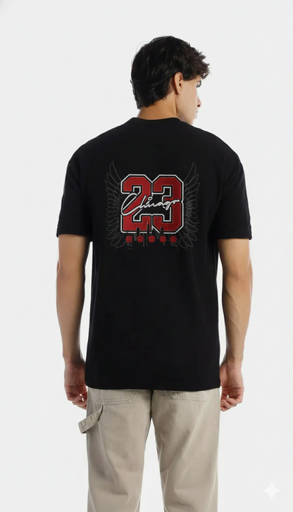 Camiseta Oversize 23 DRIP (TELA BURDA)