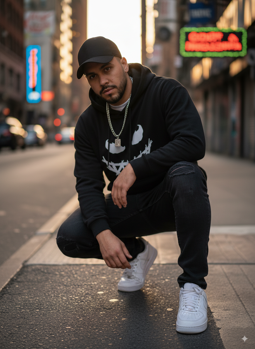 Hoodie (Algodón perchado) - 583232