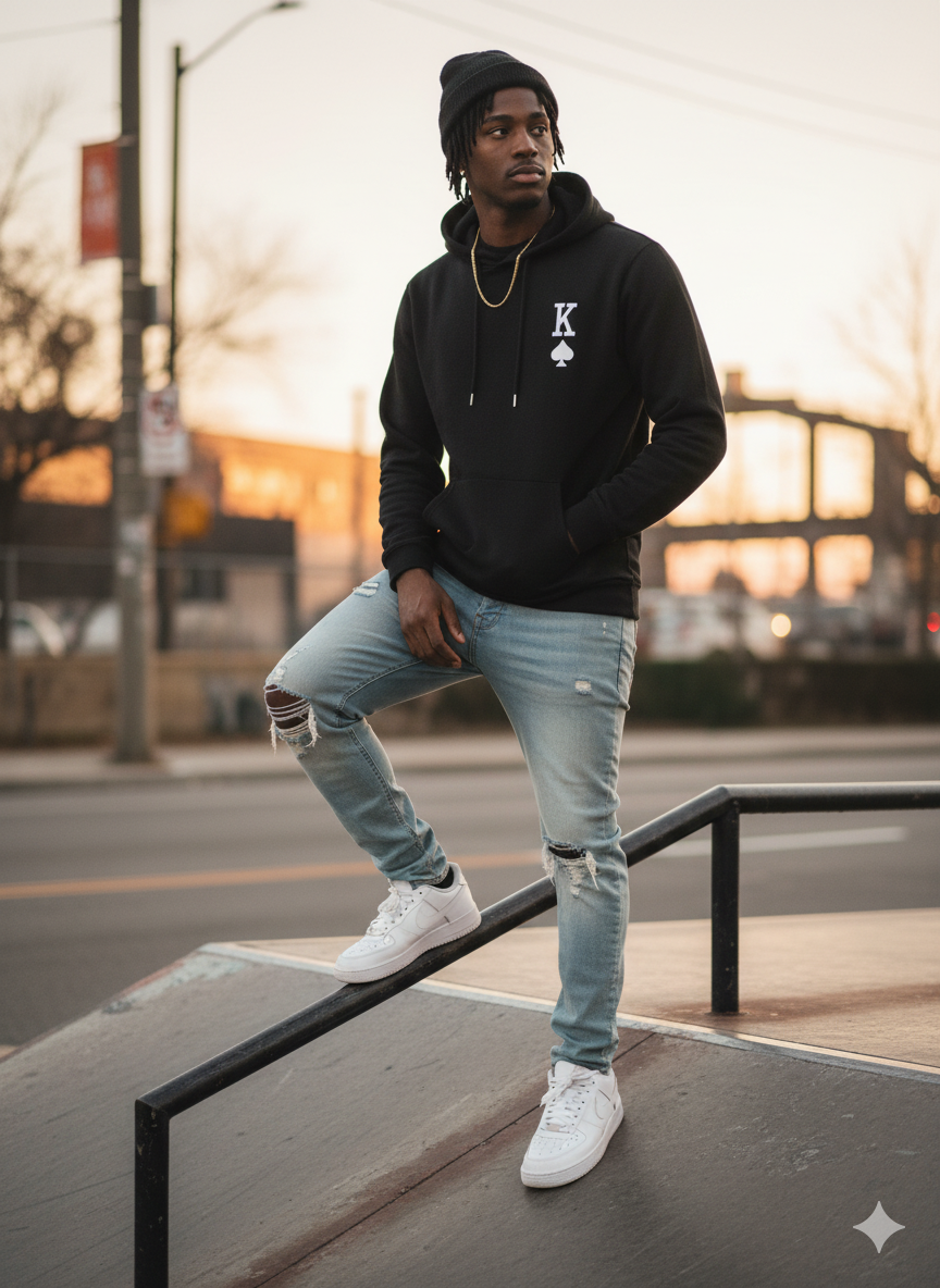 Hoodie (Algodón perchado) - 583264