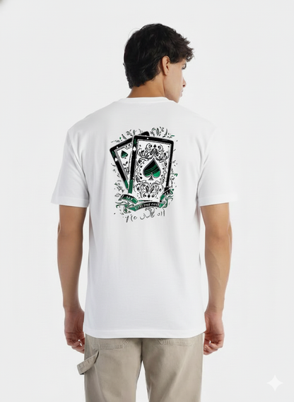 Camiseta Oversize cartas pica DRIP (TELA BURDA)