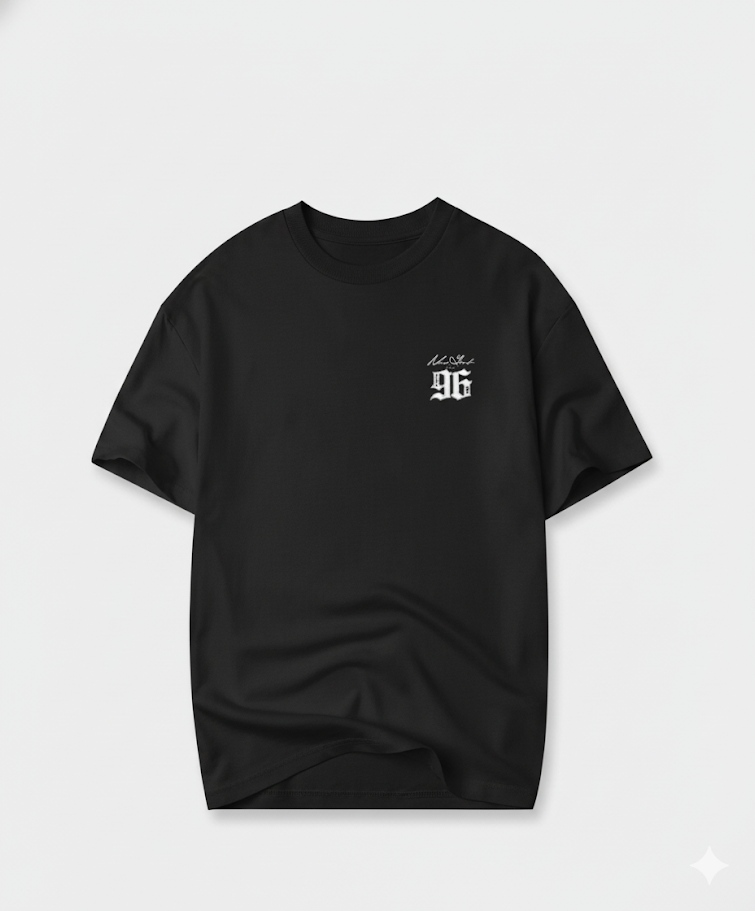 Camiseta Oversize 96 nail DRIP (TELA BURDA)