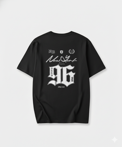 Camiseta Oversize 96 nail DRIP (TELA BURDA)