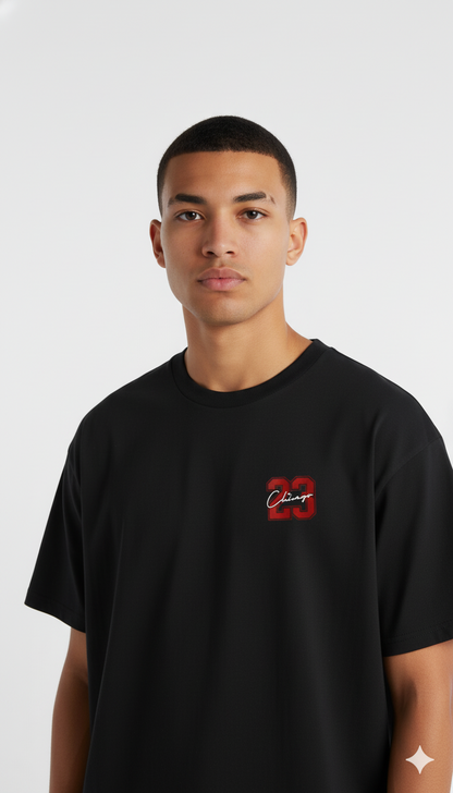 Camiseta Oversize 23 DRIP (TELA BURDA)